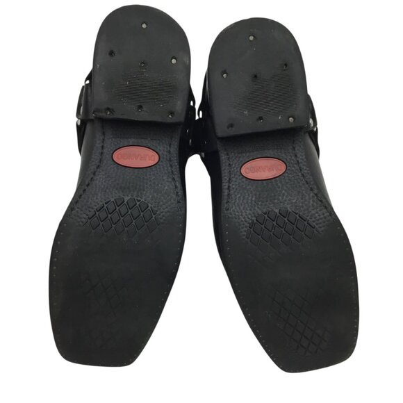 Vintage Durango Mens 11" Harness Boot Size 9.5EE Western Black Leather Square To - Picture 9 of 13